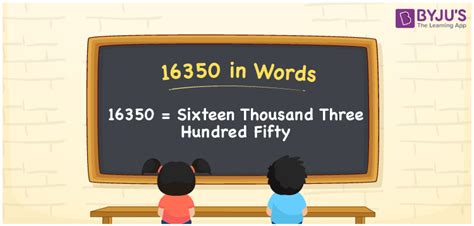 16350 in Words .